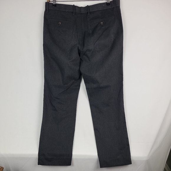 Gap Khakis Tailored Straight Fit Dress Pants. 36/31 Gray Preppy Business Formal - Picture 7 of 10